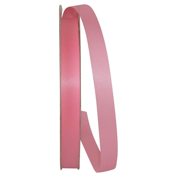 Reliant Ribbon - 5500-175-03C, Value Floral Satin With Firm Finish Ribbon, Shocking Pink, 5/8 Inch, 100 Yards