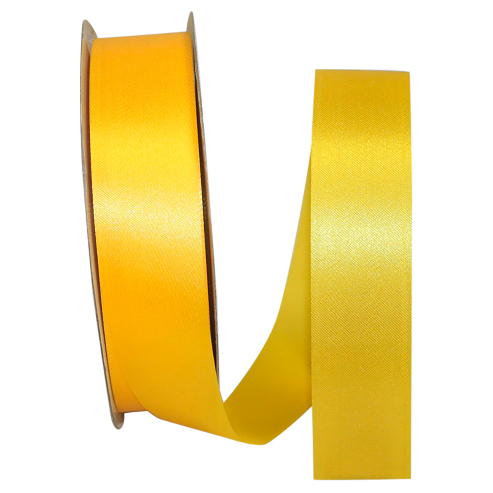 Reliant Gold Reliant Ribbon - 5500-662-09C, Value Floral Satin With Firm Finish ...