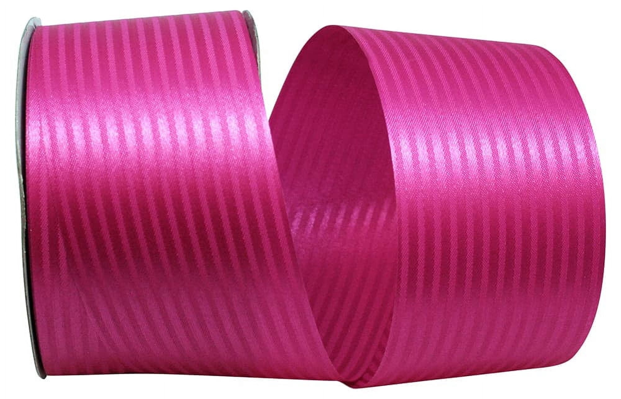Reliant Ribbon - 5800-192-40K, Tuxedo Stripes Ribbon, Cyclamen, 2-1/2 ...