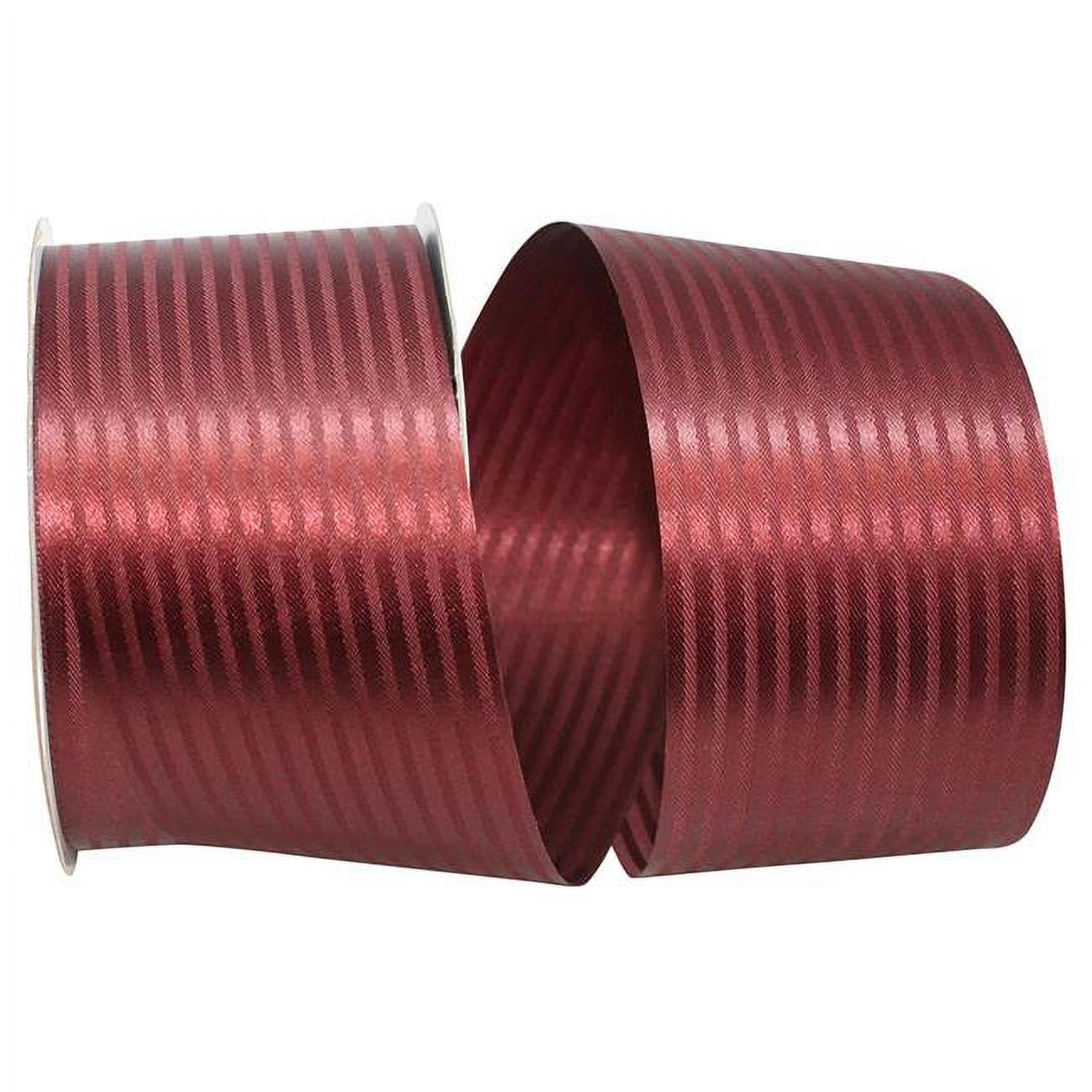Reliant Ribbon - 5800-705-40K, Tuxedo Stripes Ribbon, Chocolate Brown ...