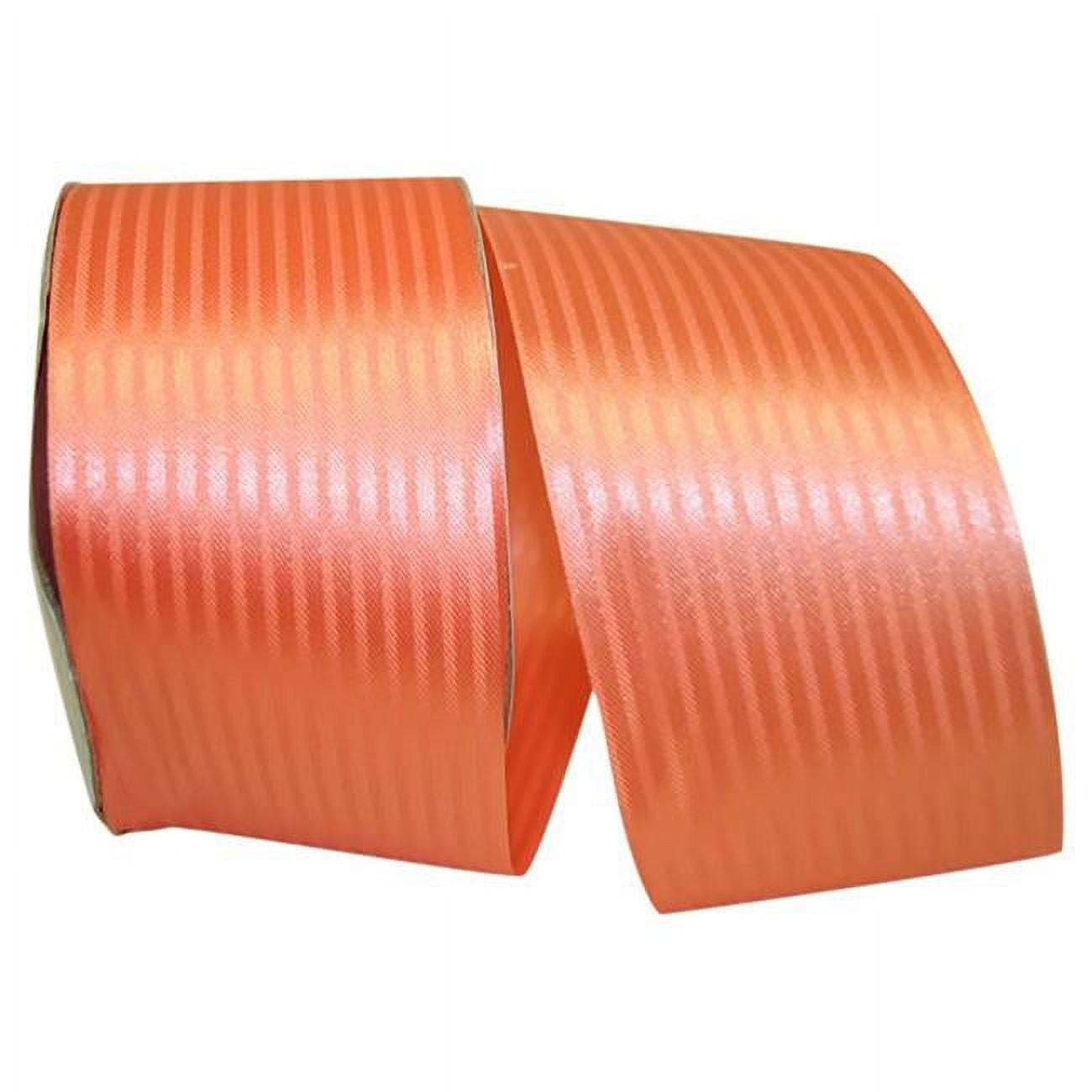 Reliant Ribbon - 5800-907-40K, Tuxedo Stripes Ribbon, Coral, 2-1/2 Inch ...