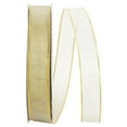 thumbnail image 1 of Reliant Ribbon - 60021-035-03J, Deluxe Sheer Ribbon, Gold, 5/8 Inch, 25 Yards, 1 of 1