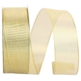 thumbnail image 1 of Reliant Ribbon - 60097W-035-09J, Mesh Classic Wired Edge Ribbon, Gold, 1-1/2 Inch, 25 Yards, 1 of 1