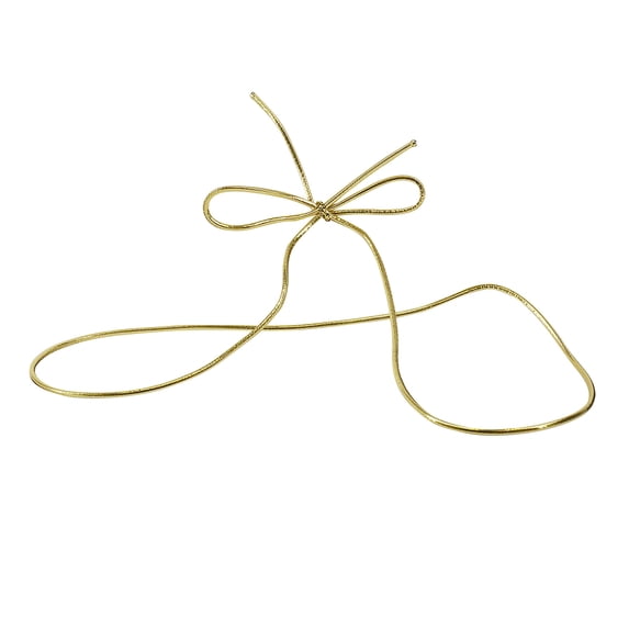 Reliant Ribbon - 60122-035-19M, Stretch Loop-metallic Home Decor Trimmings, Gold, 19 Inch, 1000 Pieces