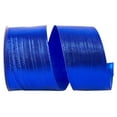 thumbnail image 1 of Reliant Ribbon - 60229W-050-40J, Woven Lame Wired Edge Ribbon, Royal, 2-1/2 Inch, 25 Yards, 1 of 1