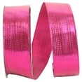 thumbnail image 1 of Reliant Ribbon - 60229W-222-09J, Woven Lame Wired Edge Ribbon, Fuchsia, 1-1/2 Inch, 25 Yards, 1 of 1