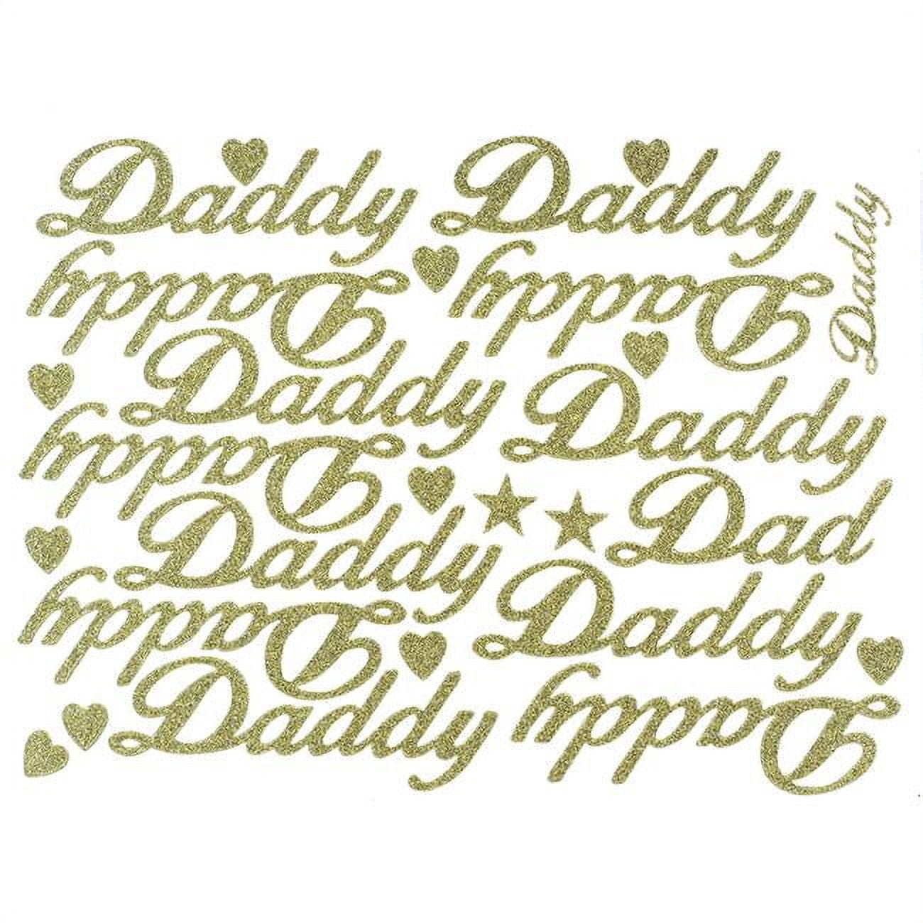 Reliant Ribbon Script Reliant Ribbon 64004-035-DADDY Daddy Standard RD Floral Script Word ...
