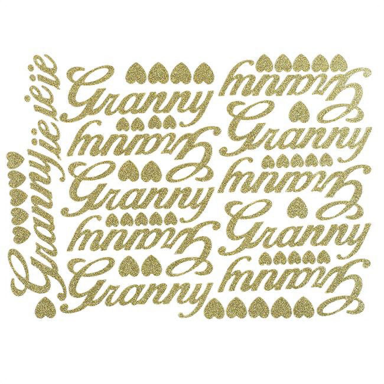Reliant Ribbon Script Reliant Ribbon 64004-035-GRNNY Granny Standard RD Floral Script Word ...
