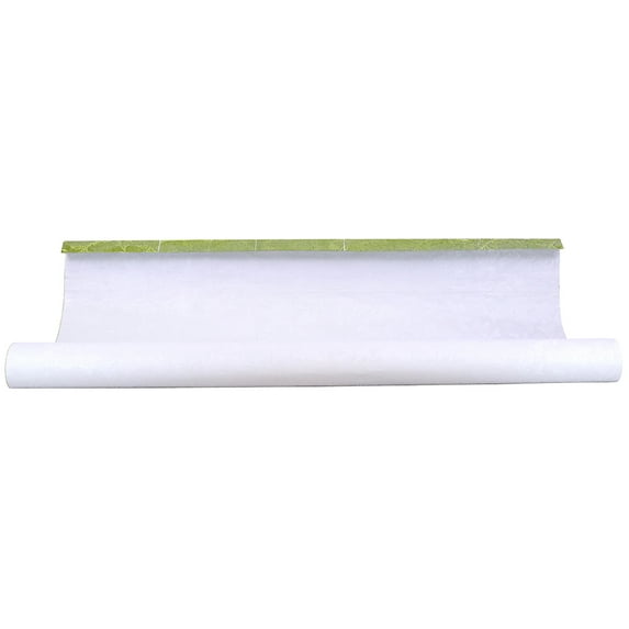 Reliant Ribbon - 67285-030-S3X, Guardsman - Extra Wide Poly Foil Rd Floral Accessories, White, 30 Inch, 30 Feet