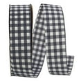 thumbnail image 1 of Reliant Ribbon - 7101-031-05J, Gingham Check Ribbon, Black, 7/8 Inch, 25 Yards, 1 of 1