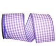 thumbnail image 1 of Reliant Ribbon - 7101M-051-40F, Gingham Check Wired Edge Ribbon, Orchid, 2-1/2 Inch, 10 Yards, 1 of 1