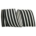 thumbnail image 1 of Reliant Ribbon - 77264M-031-40F, Stripe Classic Wired Edge Ribbon, Black, 2-1/2 Inch, 10 Yards, 1 of 1