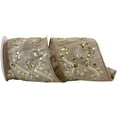 thumbnail image 1 of Reliant Ribbon - 90541W-901-10D, Dubai Sequin Wired Edge Ribbon, Champagne, 4 Inch, 5 Yards, 1 of 1