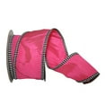 thumbnail image 1 of Reliant Ribbon - 90771W-222-40F, Taffeta Gingham Edge Wired Edge Ribbon, Fuchsia, 2-1/2 Inch, 10 Yards, 1 of 1