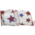thumbnail image 1 of Reliant Ribbon - 90817W-001-40F, Stars Glitter Wired Edge Ribbon, Multi, 2-1/2 Inch, 10 Yards, 1 of 1