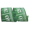 thumbnail image 1 of Reliant Ribbon - 92241W-044-40F, Football Field Wired Edge Rd Ribbon, Green, 2-1/2 Inch, 10 Yards, 1 of 1