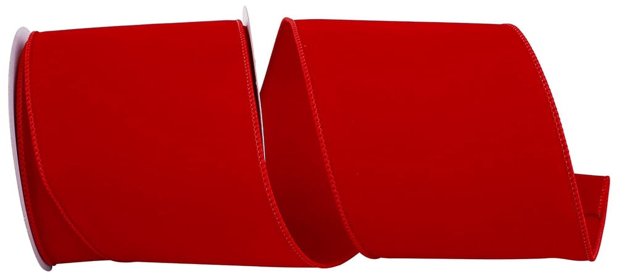 502 Ribbon Reliant Ribbon - 92270W-065-10F, Velvet Value Fabric Backed Wired Edge ...