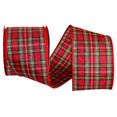 thumbnail image 1 of Reliant Ribbon - 92300W-001-40F, Tradition Plaid Value Wired Edge Ribbon, Multi, 2-1/2 Inch, 10 Yards, 1 of 1