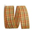 thumbnail image 1 of Reliant Ribbon - 92317W-001-40K, Planters Plaid Value Wired Edge Ribbon, Multi, 2-1/2 Inch, 50 Yards, 1 of 1