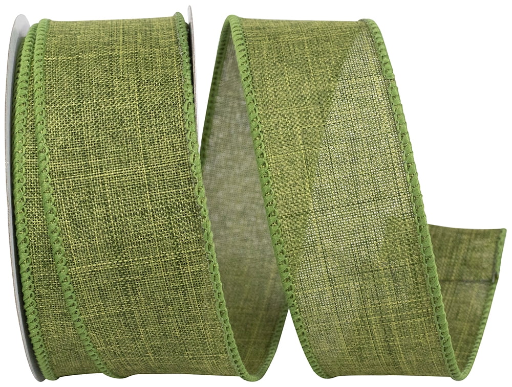 Reliant Ribbon Script Reliant Ribbon - 92573W-043-09F, Everyday Linen Value Wired Edge Ribbon ...