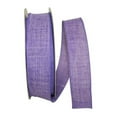 thumbnail image 1 of Reliant Ribbon - 92573W-064-09K, Everyday Linen Value Wired Edge Ribbon, Purple, 1-1/2 Inch, 50 Yards, 1 of 1