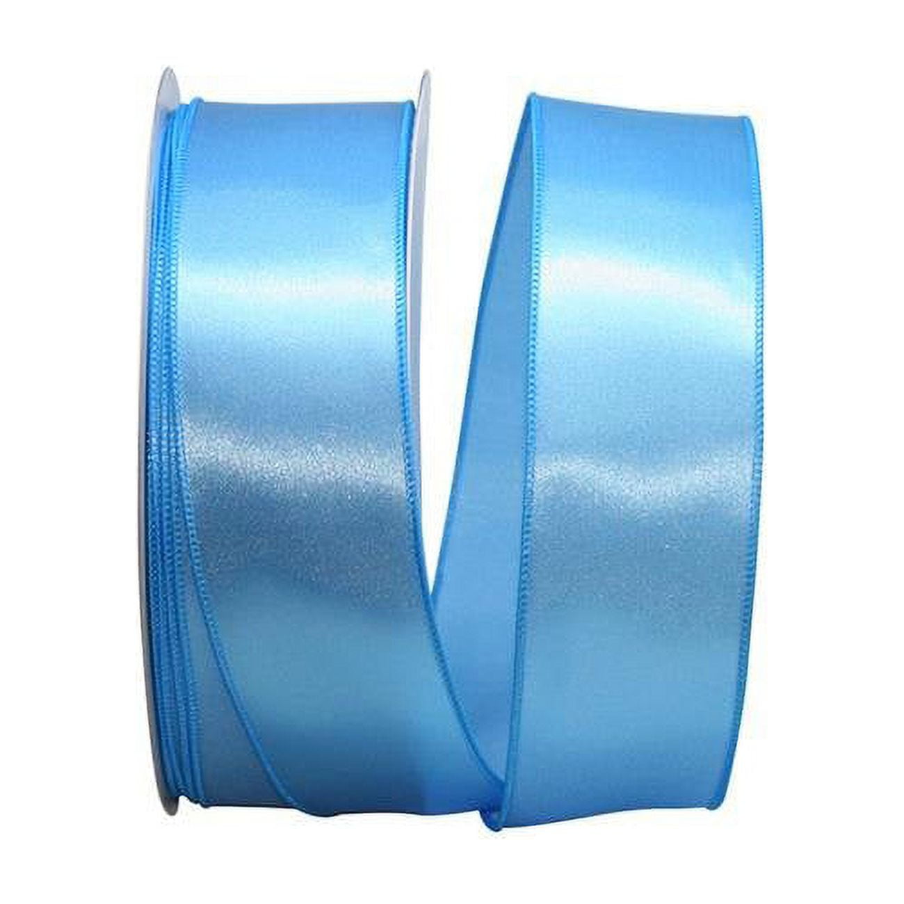 Reliant Ribbon - 92575W-052-40K, Satin Value Wired Edge Ribbon, Light ...