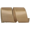 thumbnail image 1 of Reliant Ribbon - 92575W-974-40F, Satin Value Wired Edge Ribbon, Antique Gold, 2-1/2 Inch, 10 Yards, 1 of 1