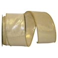 thumbnail image 1 of Reliant Ribbon 92642W-075-40F 2.5 in. 10 Yards Metallic Lame Luxury Wired Edge Ribbon, Platinum, 1 of 1