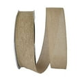 thumbnail image 1 of Reliant Ribbon - 92694W-750-40K, Burlap Value Wired Edge Ribbon, Natural, 2-1/2 Inch, 50 Yards, 1 of 1