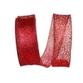 thumbnail image 1 of Reliant Ribbon 92717W-065-09H 1.5 in. 20 Yards Web Mesh Metallic Wired Edge Ribbon, Red, 1 of 1