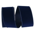 thumbnail image 1 of Reliant Ribbon - 92799W-055-40F, Velvet Color Wired Edge Ribbon, Navy, 2-1/2 Inch, 10 Yards, 1 of 1