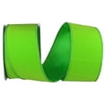 thumbnail image 1 of Reliant Ribbon - 92799W-204-40F, Velvet Color Wired Edge Ribbon, Lime, 2-1/2 Inch, 10 Yards, 1 of 1