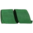 thumbnail image 1 of Reliant Ribbon - 92896W-510-10F, Pleated Metallic Lux Wired Edge Ribbon, Emerald, 4 Inch, 10 Yards, 1 of 3