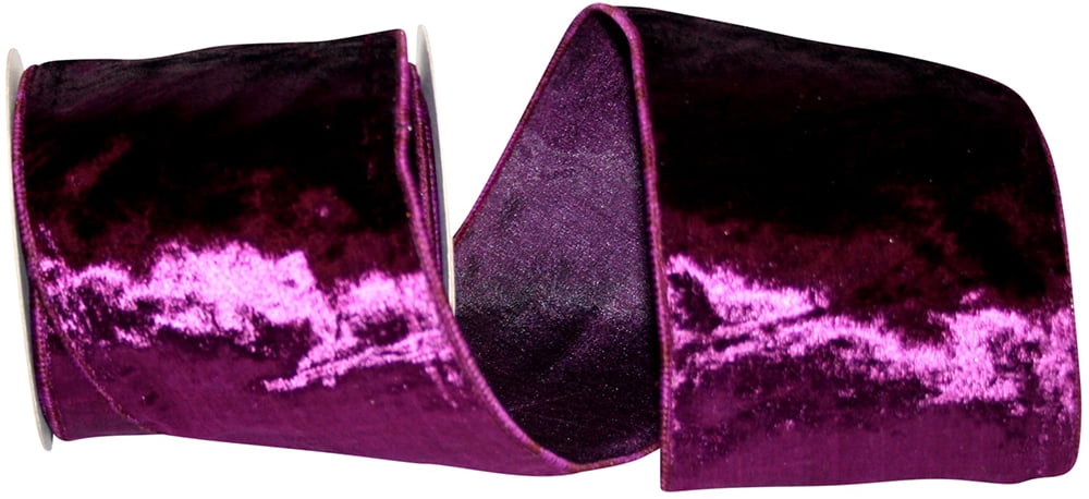 Reliant Ribbon - 92898W-064-10D, Designer Plush Velvet Elite Wire Edge ...