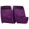 thumbnail image 1 of Reliant Ribbon - 92898W-064-40F, Designer Plush Velvet Elite Wire Edge Ribbon, Purple, 2-1/2 Inch, 10 Yards, 1 of 1
