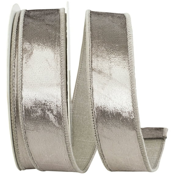 Reliant Ribbon - 92898W-075-09F, Ribbon, Platinum, 1-1/2 Inch, 10 Yards