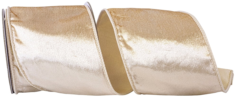 Reliant Ribbon - 92898W-901-10D, Designer Plush Velvet Elite Wire Edge ...