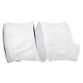 thumbnail image 1 of Reliant Ribbon - 92975W-030-40F, Dupioni Supreme Wired Edge Ribbon, White, 2-1/2 Inch, 10 Yards, 1 of 1