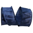 thumbnail image 1 of Reliant Ribbon - 92975W-055-40F, Dupioni Supreme Wired Edge Ribbon, Navy, 2-1/2 Inch, 10 Yards, 1 of 1