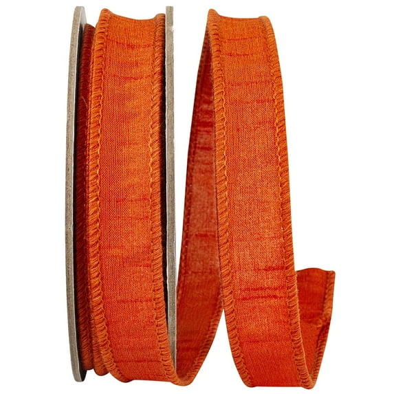 Reliant Ribbon - 92975W-058-05F, Ribbon, Orange, 7/8 Inch, 10 Yards