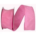 thumbnail image 1 of Reliant Ribbon - 92975W-061-40H, Dupioni Supreme Wired Edge Ribbon, Pink, 2-1/2 Inch, 20 Yards, 1 of 1