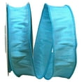 thumbnail image 1 of Reliant Ribbon - 92975W-077-09F, Dupioni Supreme Wired Edge Ribbon, Aqua, 1-1/2 Inch, 10 Yards, 1 of 1