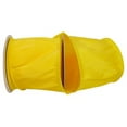 thumbnail image 1 of Reliant Ribbon - 92975W-079-10F, Dupioni Supreme Wired Edge Ribbon, Yellow, 4 Inch, 10 Yards, 1 of 1