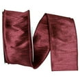 thumbnail image 1 of Reliant Ribbon - 92975W-090-40H, Dupioni Supreme Wired Edge Ribbon, Burgundy, 2-1/2 Inch, 20 Yards, 1 of 1