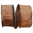 thumbnail image 1 of Reliant Ribbon - 92975W-092-40H, Dupioni Supreme Wired Edge Ribbon, Brown, 2-1/2 Inch, 20 Yards, 1 of 1