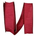 thumbnail image 1 of Reliant Ribbon - 92975W-201-09H, Dupioni Supreme Wired Edge Ribbon, Wine, 1-1/2 Inch, 20 Yards, 1 of 1