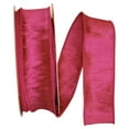 thumbnail image 1 of Reliant Ribbon - 92975W-222-09H, Dupioni Supreme Wired Edge Ribbon, Fuchsia, 1-1/2 Inch, 20 Yards, 1 of 1