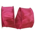 thumbnail image 1 of Reliant Ribbon - 92975W-222-40F, Dupioni Supreme Wired Edge Ribbon, Fuchsia, 2-1/2 Inch, 10 Yards, 1 of 1