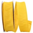 thumbnail image 1 of Reliant Ribbon - 92975W-362-09H, Dupioni Supreme Wired Edge Ribbon, Golden Yellow, 1-1/2 Inch, 20 Yards, 1 of 1