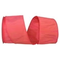 thumbnail image 1 of Reliant Ribbon - 92975W-907-40F, Dupioni Supreme Wired Edge Ribbon, Coral, 2-1/2 Inch, 10 Yards, 1 of 1